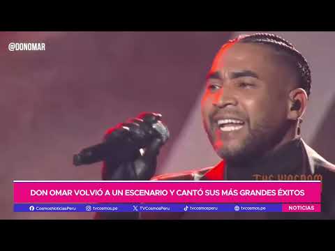 Don Omar volvió a un escenario y canta sus mejores exitos - Premio Lo Nuestro 2024