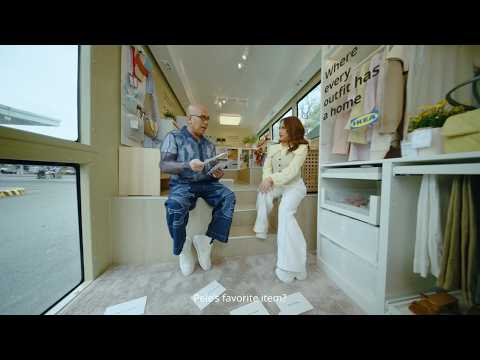 Boy Abunda with Jolina Magdangal reveals the IKEA Home Furnishing Bus | @IKEAPhilippinesOfficial