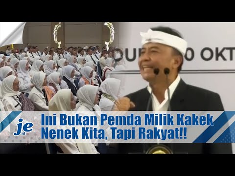 Minta ASN Jawa Barat Agar Profesional, Sekda Herman: Pemda Itu Milik Rakyat!! Bukan Pribadi!!