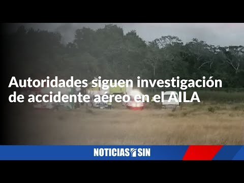 Continúa investigación accidente aéreo