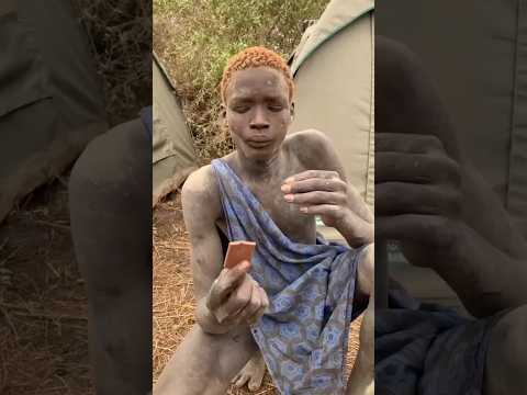 Why Tribes Eat Mud Chocolate Before Hunting Lions #shortsvideo