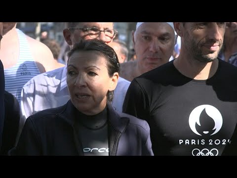 Hidalgo après sa baignade dans la Seine: Ce sera un héritage majeur pour nous | AFP Extrait