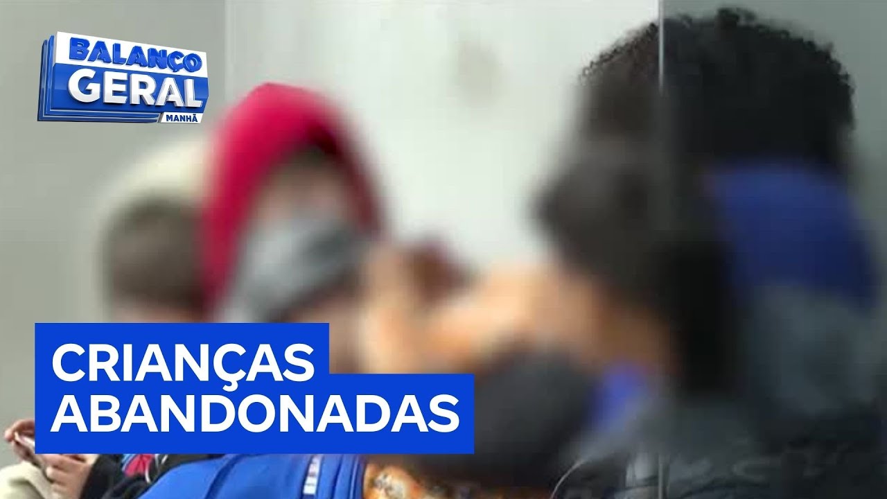 Seis crianças são encontradas abandonadas no meio da rua em SP