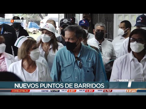 Presidente Cortizo anuncia vacunación por barrido en más circuitos
