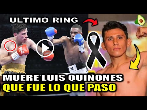 Luis Quiñones DE QUE MURIO + LA VERDAD del FALLECIMIENTO de boxeador luis quiñonez colombiano