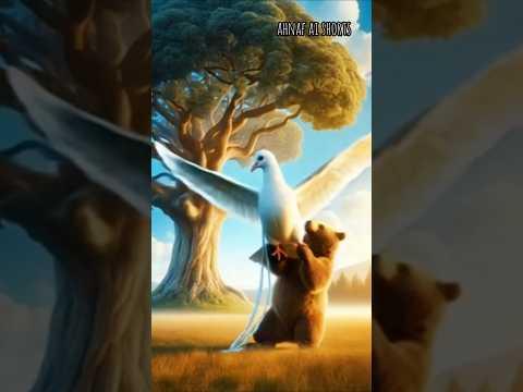 The pigeon fell into the clutches of the bear.#shorts #short