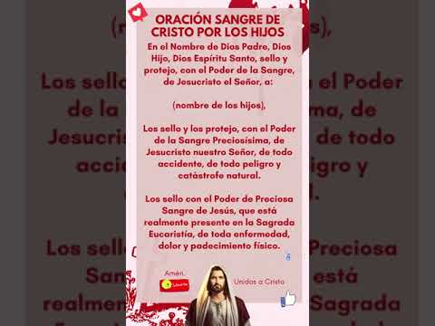 ¡Poderosa Oración de Protección Católica para tu Día!  La Sangre de Cristo Tiene Poder