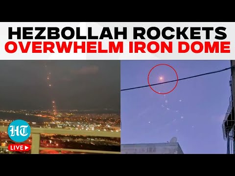 LIVE | Israel's Famed Iron Dome Fails Again? Hezbollah Rocket Blitz Bleeds Israel | Gaza War