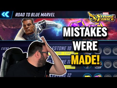Race to Blue Marvel: Don’t Get Caught Making THESE Mistakes! | Marvel Strike Force