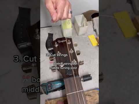 *Save this for future reference* How to Restring an Acoustic Guitar #GuitarTube