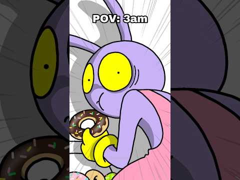 Keep it a secret!😅😅Promise of Jax and Pomni at 3am #animation #funny #secret #3am #shorts