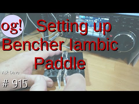 Setting up Bencher Iambic Paddles (Updated Version) (#915)