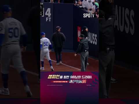 이건 아니지.. 몰상식한 플레이 보이는 관중 (10.30)｜MLB WS 4차전