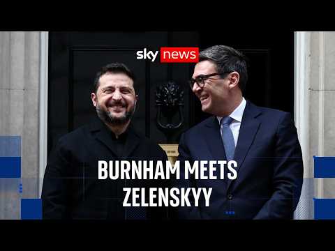 Burnham welcomes Zelenskyy to Downing Street