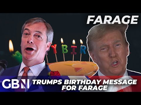 Trump honours Farage's 'pivotal voice around the world': ‘you have earned your place In history!’