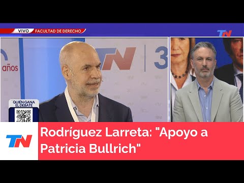 Horacio Rodríguez Larreta en la previa del segundo debate presidencial: Apoyo a Patricia Bullrich