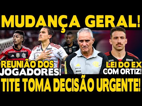 TITE TOMA DECISÃO URGENTE! MUDOU TUDO! JOGADORES FIZERAM REUNIÃO! ORTIZ REENCONTRA RB BRAGANTINO!