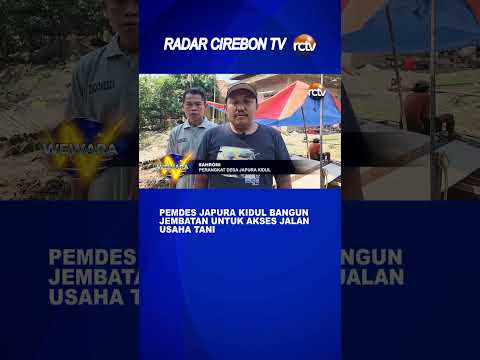 Pemdes Japura Kidul Bangun Jembatan untuk Akses Jalan Usaha Tani