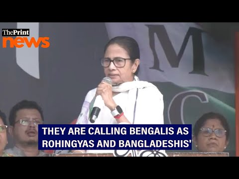 'They are calling Bengalis as Rohingyas and Bangladeshis,' says West Bengal CM Mamta Banerjee