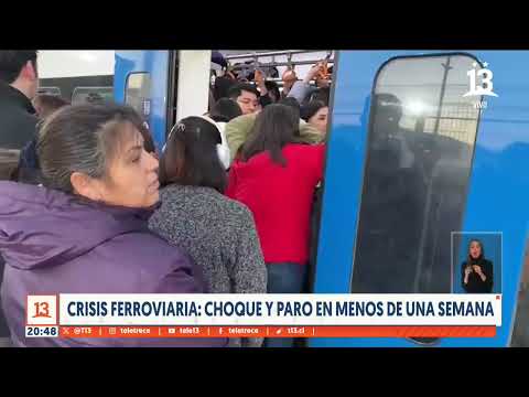 Crisis ferroviaria: Choque y paro en menos de una semana