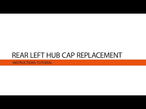 CITYTAN Rear Left Hub Cap Replacement Instruction Tutorial