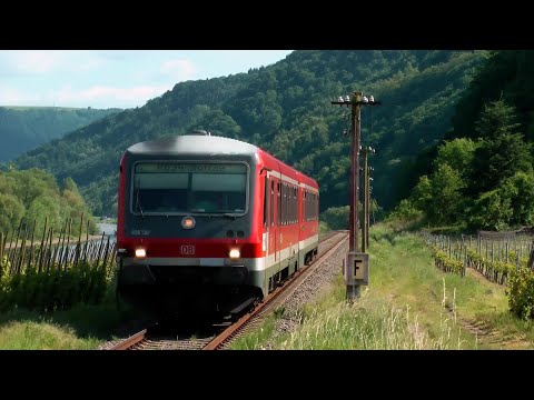 'Moselweinbahn' - met een BR 628 door de zomer | 'Moselweinbahn' - with a BR 628 through the summer