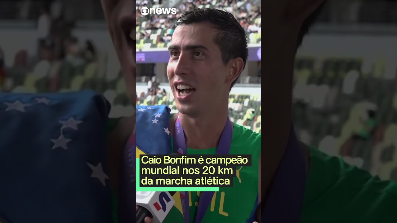 Caio Bonfim é campeão mundial nos 20 km da marcha atlética