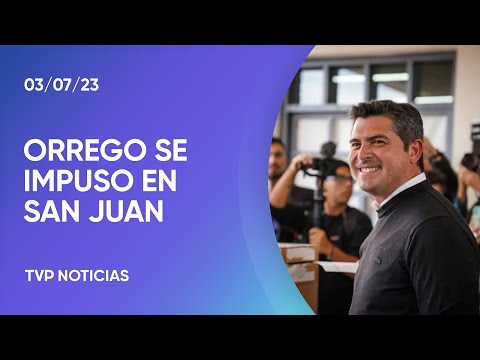 Marcelo Orrego, gobernador electo en San Juan