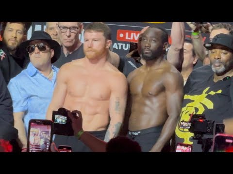 FULL CANELO-CRAWFORD WEIGH IN, FACE OFF & FINAL WORDS