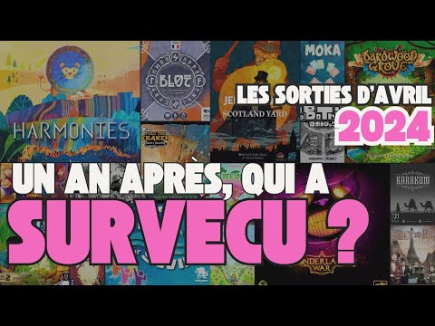 AVRIL 2024 : Quels jeux sont toujours là en 2025 ?