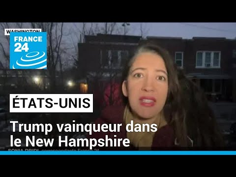 Primaires républicaines : Trump vainqueur dans le New Hampshire • FRANCE 24