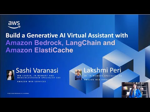 Build a generative AI Virtual Assistant with Amazon Bedrock, Langchain and Amazon Elasticache