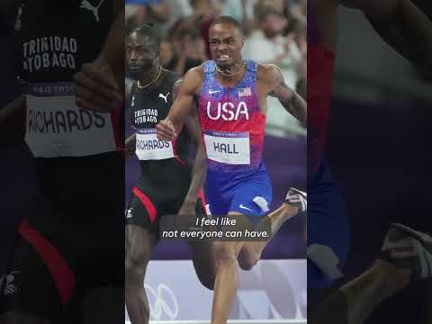 Quincy Hall cites determination for epic 400m win in Paris #Shorts