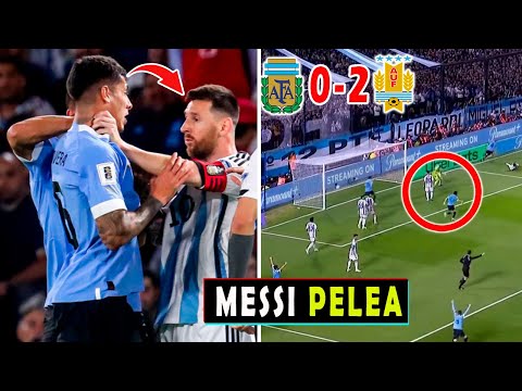 ASI REACCIONA PRENSA SUDAMERICANA a PELEA de MESSI y UGARTE ARGENTINA vs URUGUAY 0-2 ELIMINATORIAS