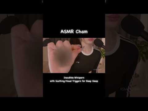 ASMR Inaudible Whispers with Soothing Visual Triggers for Deep Sleep #asmr #shorts