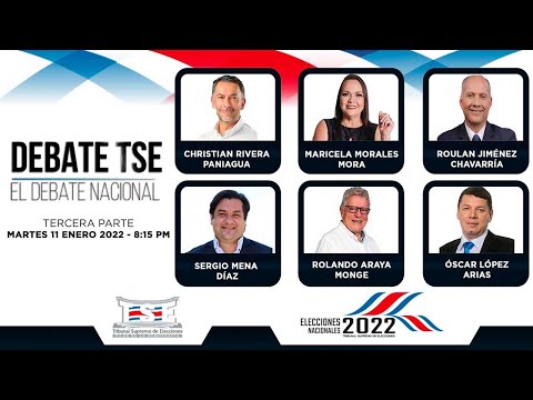 Debate Nacional TSE - Tercera Parte (Martes 11 Enero 2022)