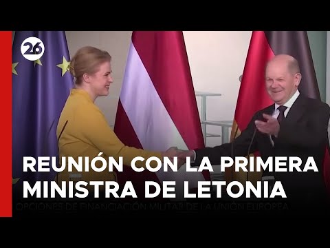 ALEMANIA | Scholz se reunió con la primera ministra de Letonia
