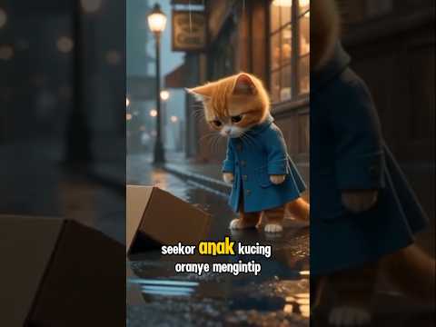 Anak Kucing di Kotak #cat #kucing #cute #catlovers #shorts