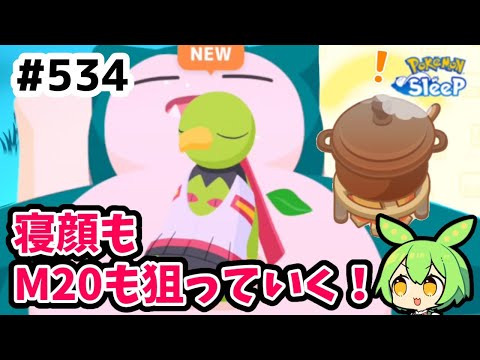 【睡眠リサーチ】＃534『寝顔もマスター20も 欲張りに狙っていく！』【ポケモンスリープ/pokemon sleep】【無課金ゴプラ勢】【ゆっくり実況ずんだもん】