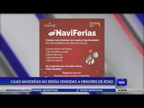 Cajas naviden?as del IMA no sera?n vendidas a menores de edad