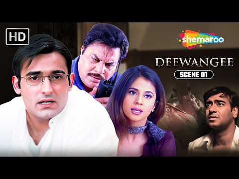 DEEWANGEE Scene - क्या अक्षय खन्ना अजय देवगन को बेगुनाह साबित कर पाएंगे - Ajay Devgan,Akshaye Khanna
