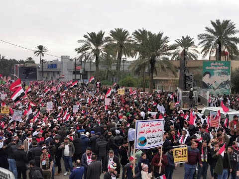 Dehors les Américains ! : les partisans de Moqtada al-Sadr se mobilisent vendredi à Bagdad