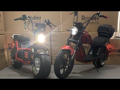 Rooder elektro roller chopper electric motorcycle scooter 4000w 60ah wholesale price