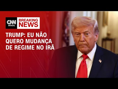 ​Não quero mudança de regime no Irã, diz Donald Trump | LIVE CNN