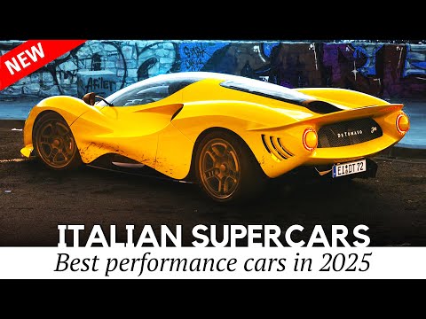 New Italian Supercars with Overpowered Engines and Rarest Designs in 2025