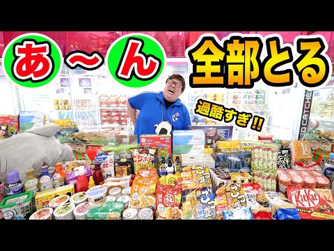 【お金無制限!!】クレーンゲームで『あ』から『ん』まで50音を全部とるまで帰れません!日用品ver.