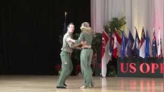 2012 US Open Swing Dance Championships 4th Place Sophisticated Shane & Keri - YouTube