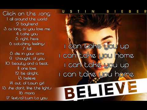 Justin Bieber - Take You ( Full Song HQ W/ LYRICS ) Album Believe