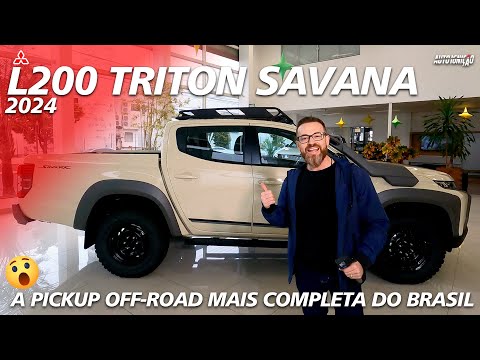 NOVA L200 TRITON SAVANA 2024 - A Fora de Estrada Mais Completa Do Brasil!