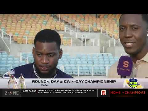 Round 4, Day 3: CWI 4-day Championship: West Indies Academy 324 & 281 vs Jamaica Scorpions 372